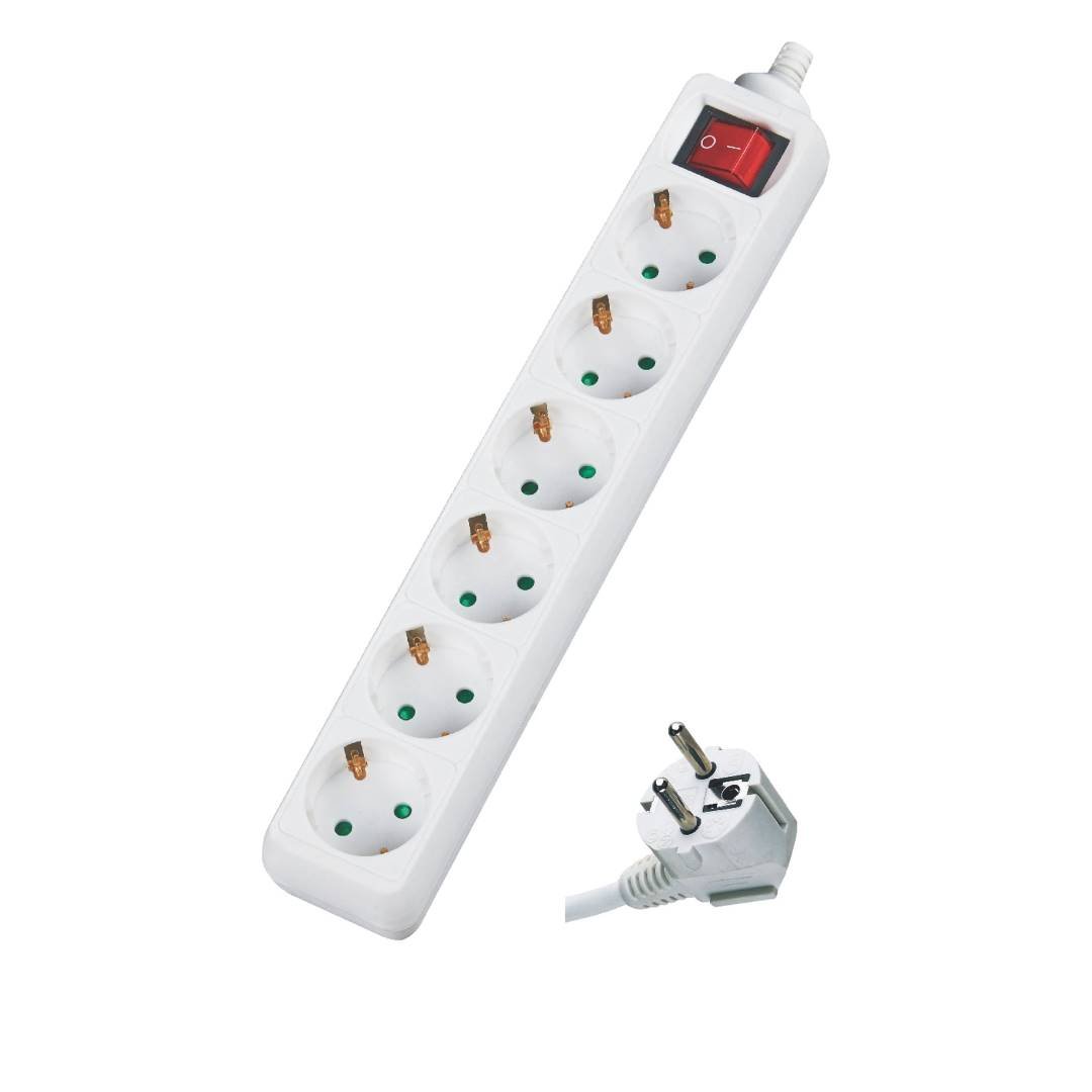 Electric Extension 6 Sockets 5m