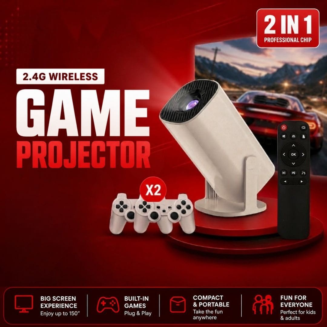 Projector and Game + Controllers